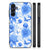 Bloemen Hoesje voor Samsung Galaxy A15 Flowers Blue B2C Telecom