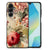 Samsung Galaxy A16 5G/4G Bloemen Hoesje bloemen voorkant zijkant