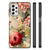 Samsung Galaxy A23 Bloemen Hoesje Bloemen design voorkant zijkanten