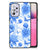 Bloemen Hoesje voor Samsung Galaxy A33 5G Flowers Blue B2C Telecom