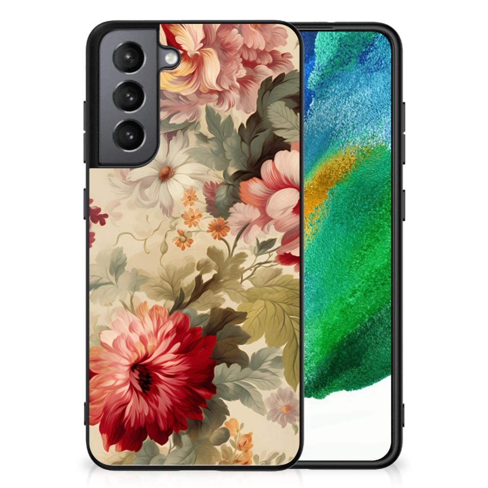 Bloemen Hoesje voor Samsung Galaxy S21FE Bloemen B2C Telecom
