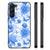 Bloemen Hoesje voor Samsung Galaxy S23 Plus Flowers Blue B2C Telecom
