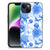 Bloemen Hoesje voor iPhone 15 Flowers Blue B2C Telecom