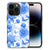 Bloemen Hoesje voor iPhone 15 Pro Flowers Blue B2C Telecom