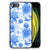 Bloemen Hoesje voor iPhone SE 2022 | SE 2020 | 7/8 Flowers Blue met een prachtig bloemenmotief.