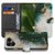 Fairphone 6 Book Case Marmer Groen PU Leer 3 Pasjes voorkant binnenkant