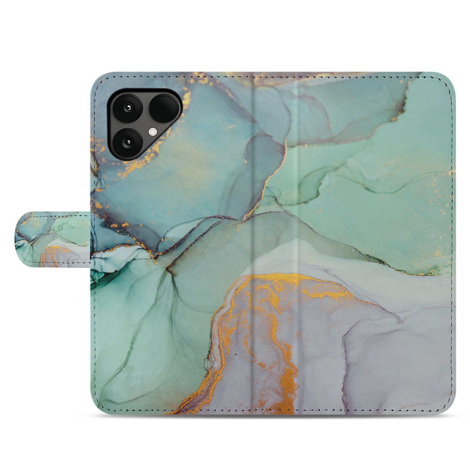 Fairphone 6 Book Case Watercolor Mix voorkant