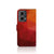 Motorola Moto G85 Book Case Polygon Red voorkant abstract design