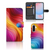 Samsung Galaxy A56 Book Case Regenboog design kleurrijk aanzicht