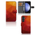 Samsung Galaxy S23 FE Book Case Polygon Red voorkant binnenkant achterkant