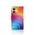 iPhone 16 Book Case Regenboog design kleurrijk zijaanzicht