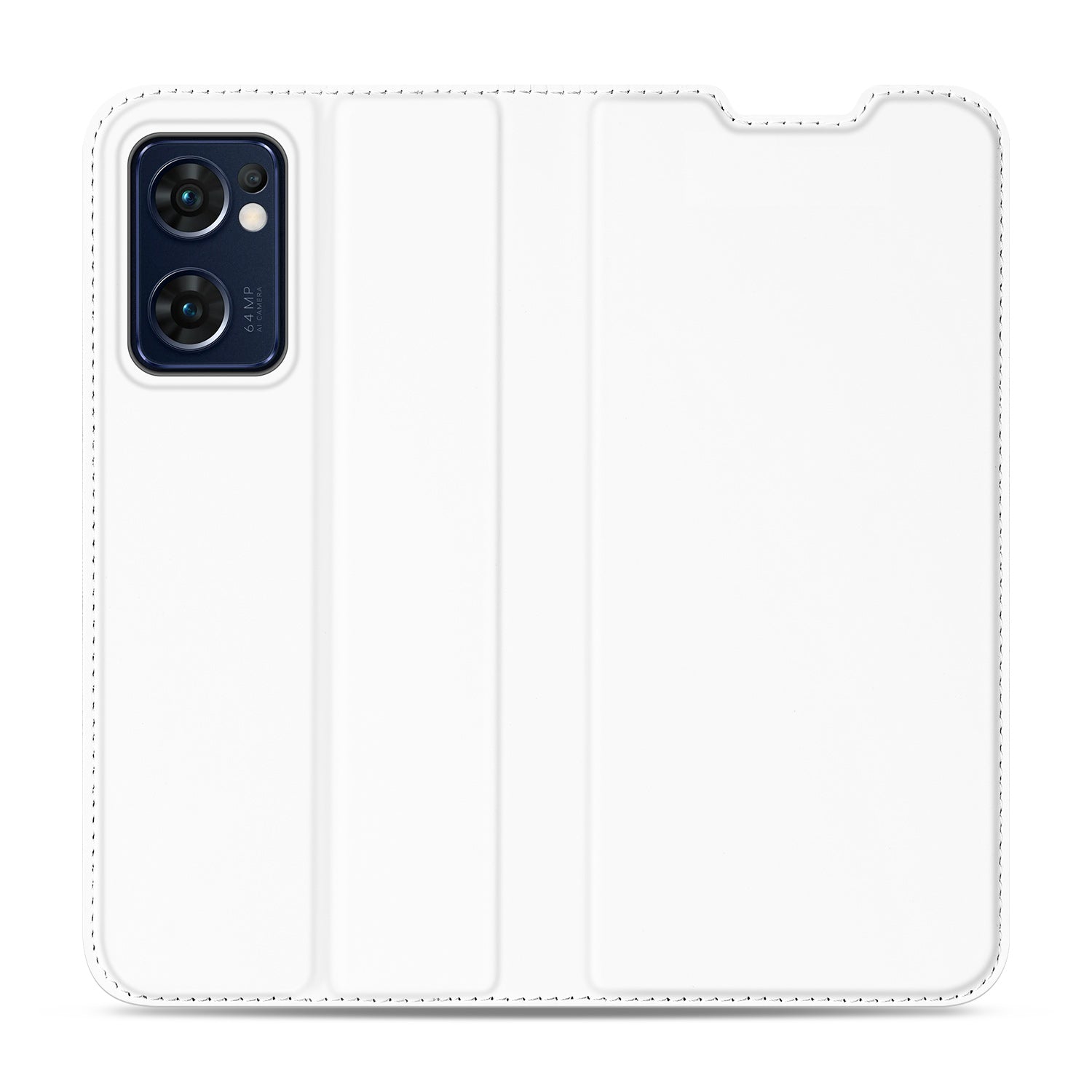 Book Cover OPPO Find X5 Lite | Reno7 5G Hoesje Wit met Pashouder