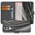 Samsung Galaxy S25 Edge Book Style Case Boomschors Grijs voorkant zijkant
