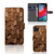 Book Style Case voor Apple iPhone 11 Pro Max Wooden Cubes met unieke houten design en praktische binnenzijde.
