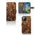 Book Style Case voor Apple iPhone 14 Wooden Cubes met een uniek houten kubusdesign