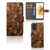 Motorola Moto G73 Book Style Case Wooden Cubes vooraanzicht zijaanzicht binnenkant