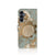 Samsung Galaxy A16 4G/5G Book Style Case voor Samsung Galaxy A16 4G/5G bloemenprint aanzicht