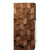 Book Wallet Case voor OPPO Reno8 Pro Wooden Cubes
