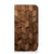 Book Wallet Case voor iPhone 15 Pro Wooden Cubes met een uniek houten design.