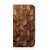 Book Wallet Case voor iPhone 15 Wooden Cubes met een uniek houten design
