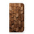 Book Wallet Case voor iPhone 16 Wooden Cubes houten hoesje voorkant