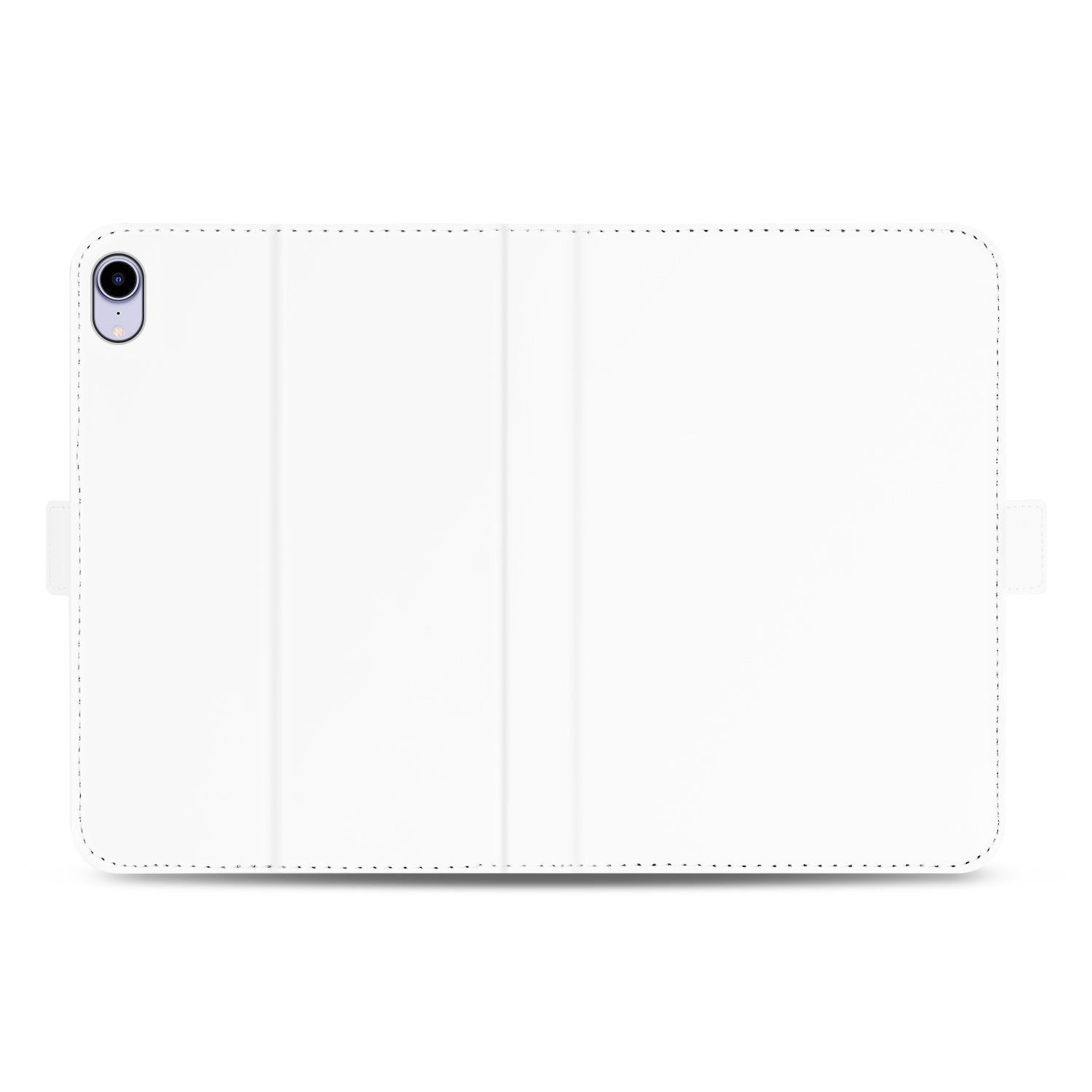 Bookcase Apple iPad Mini 6 (2021) Hoesje Wit met Standaardfunctie