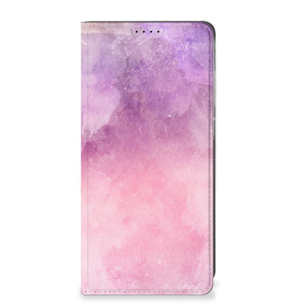 Samsung Galaxy S25 Plus Bookcase Pink Purple Paint voorkant