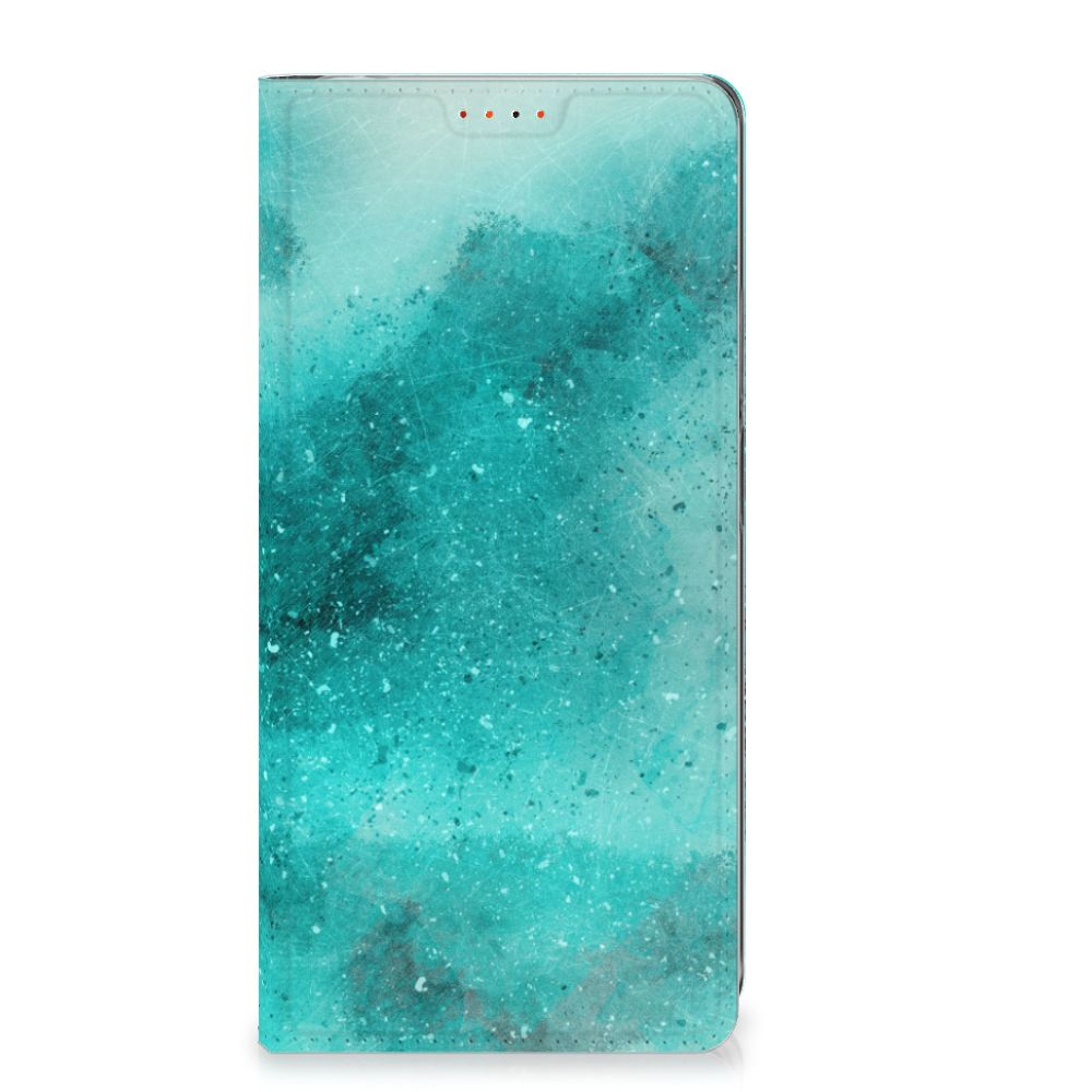 Bookcase Xiaomi Redmi Note 12 Pro Plus Painting Blue voorkant