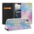 Apple iPhone 16e Bookcase voor Apple iPhone 16e Watercolor Light horizontaal aanzicht