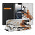 Apple iPhone 16e Bookcase voor Apple iPhone 16e Watercolor Tiger zij aanzicht