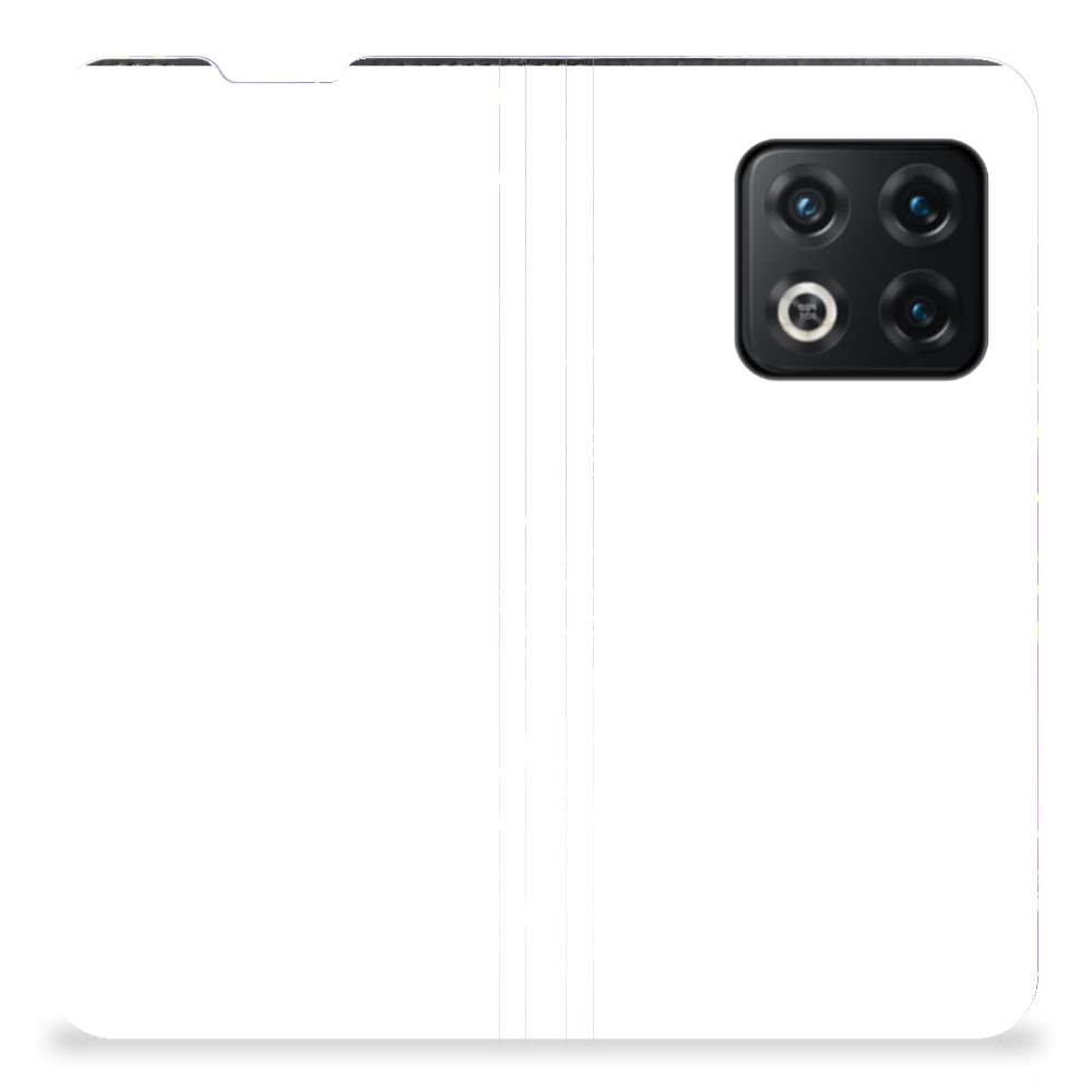 Bookcase voor OnePlus 10 Pro Watercolor Paars