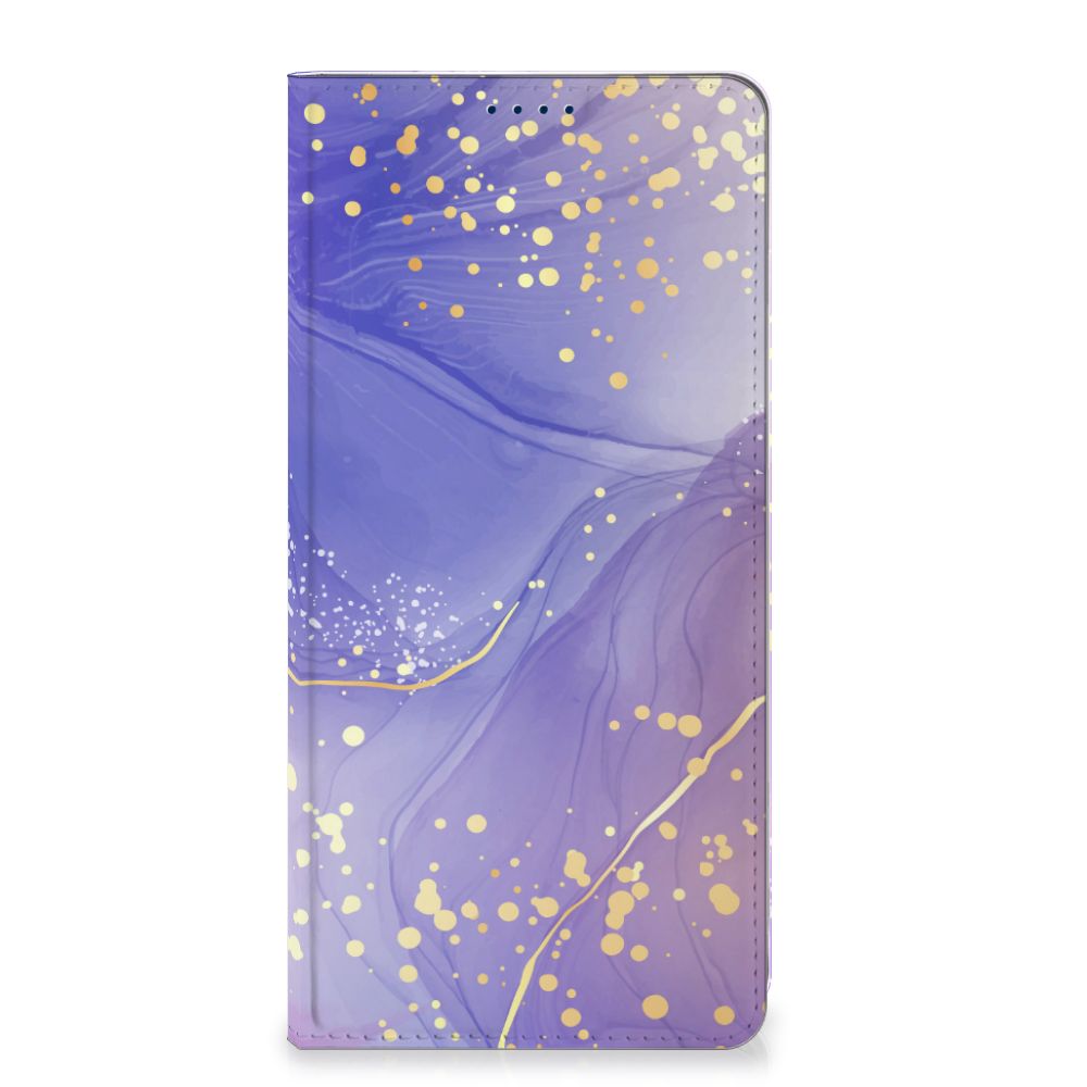 OnePlus Nord 4 Bookcase Watercolor Paars designkleur paars