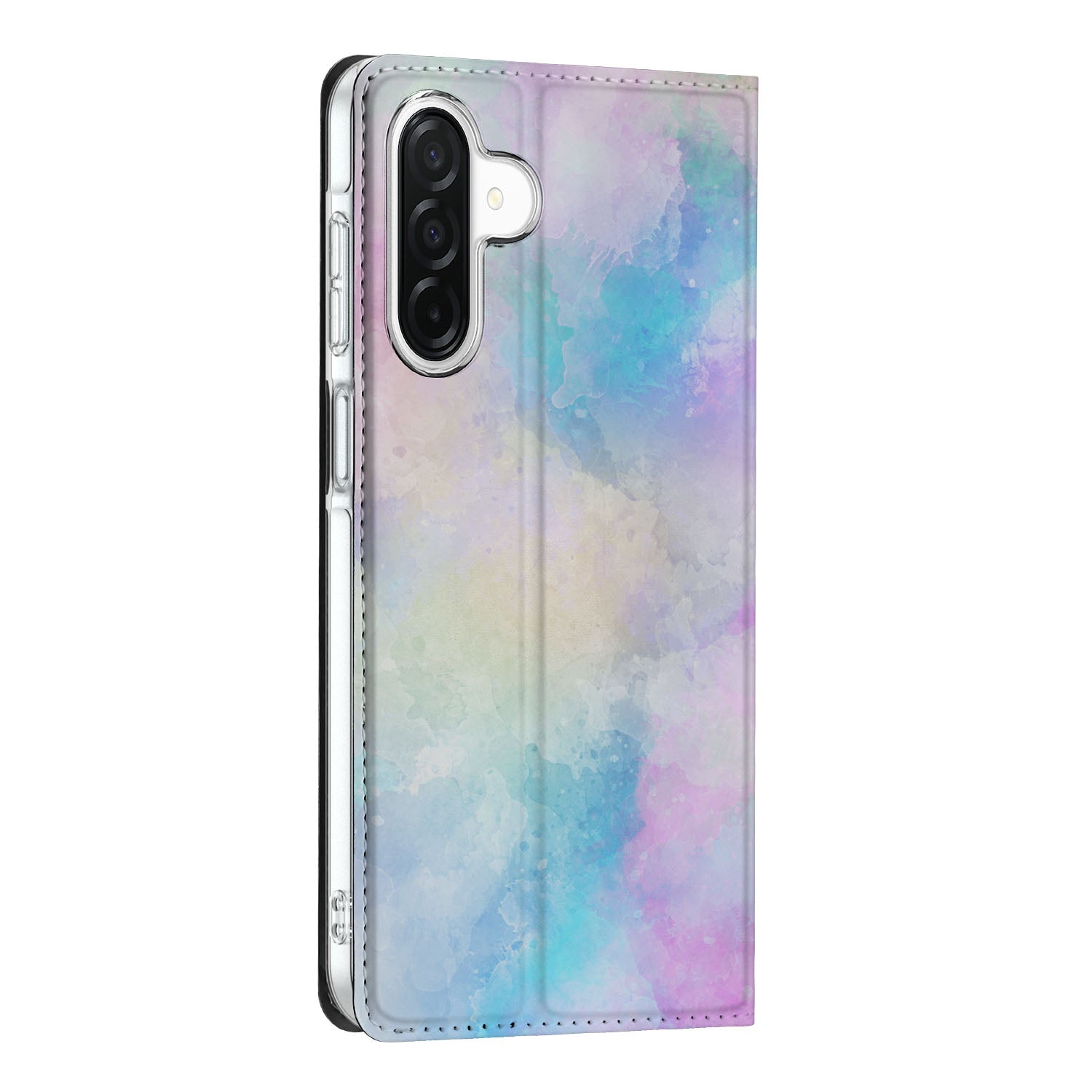 Samsung Galaxy A26 Bookcase Watercolor Light zijaanzicht