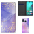 Bookcase voor Samsung Galaxy A40 Watercolor Paars