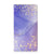 Bookcase voor Samsung Galaxy A54 Watercolor Paars met een prachtig paars en gouden design voor stijl en bescherming.