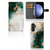Samsung Galaxy S23 FE Bookcase Marmer Groen voorkant binnenkant