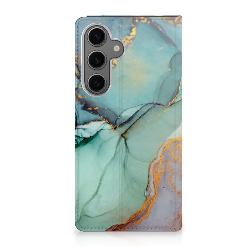 Samsung Galaxy S24FE Bookcase Watercolor Mix vooraanzicht