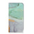 Bookcase voor iPhone 15 Pro Max Watercolor Mix met een prachtig blauw en gouden design.