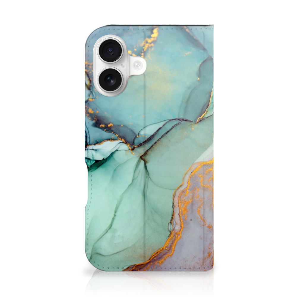 iPhone 16 Bookcase voor iPhone 16 Watercolor Mix voorkant