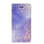 Bookcase voor iPhone 7 | 8 | SE (2020) | SE (2022) Watercolor Paars met gouden vlekken â¨