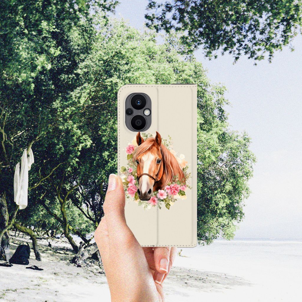 Bumper Hoesje voor OPPO Reno8 Lite Wooden Cubes