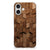 iPhone 16 plus Bumper Hoesje voor iPhone 16 plus Wooden Cubes achterkant
