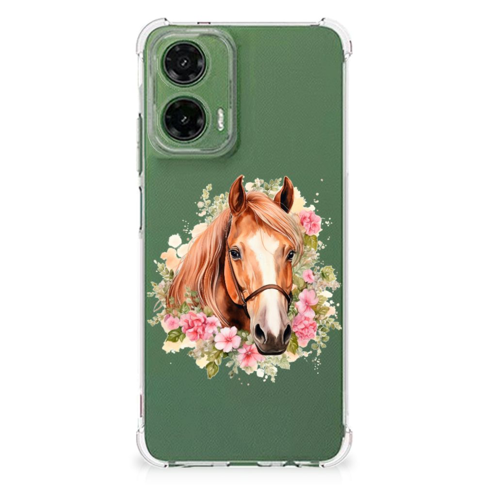 Motorola Moto G35 Case Anti-shock Paard voorzijde