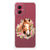 Motorola Moto G55 Case Anti-shock paard bloemen aanzicht