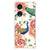 OPPO A98 Case Anti-shock Pink Peacock achterzijde met pauwen en bloemen design