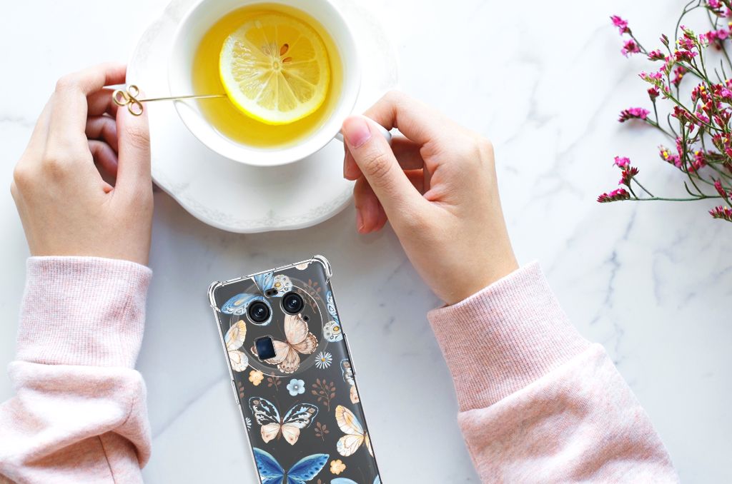 OPPO Find X6 Case Anti-shock Vlinder bovenaanzicht