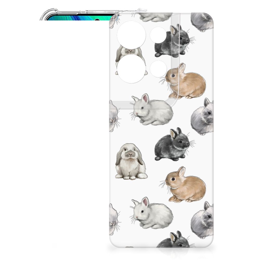 Case Anti-shock voor OPPO Reno8 Konijntjes B2C Telecom
