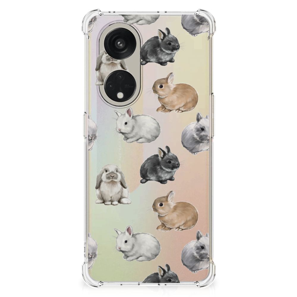 Case Anti-shock voor OPPO Reno8 T 5G Konijntjes B2C Telecom