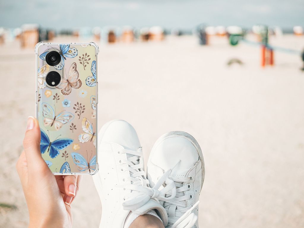 Case Anti-shock voor OPPO Reno8 T 5G Vlinder B2C Telecom