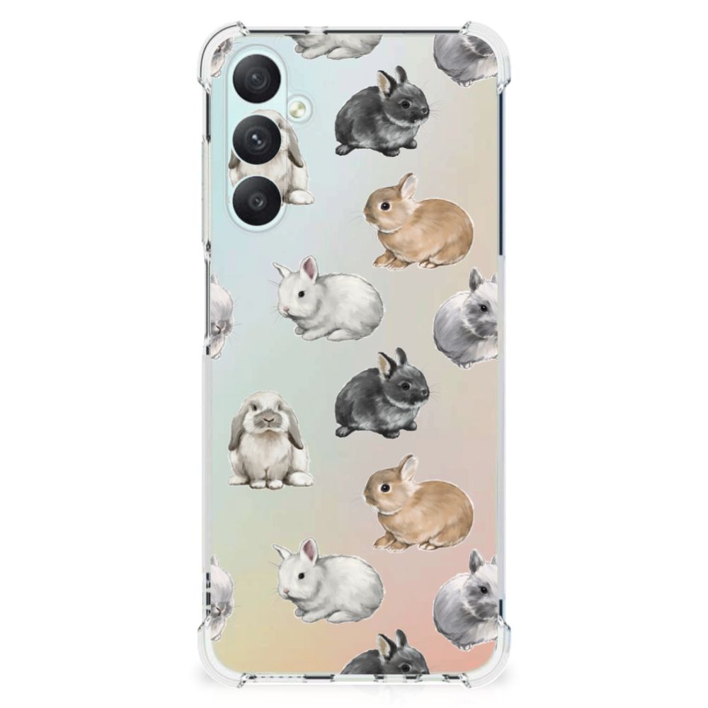 Case Anti-shock voor Samsung Galaxy A05s Konijntjes B2C Telecom
